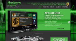 Desktop Screenshot of hurleysautoaudio.com