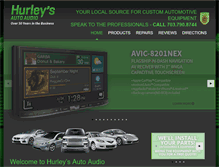 Tablet Screenshot of hurleysautoaudio.com